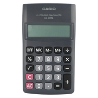 Casio HL 815 Pocket Calculator - Black