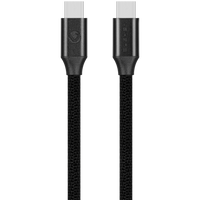 Volkano Weave Series Type-C to Type-C Cable 3m 60w - Black