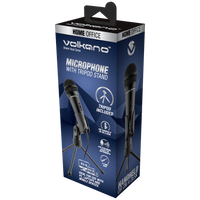 Volkano Stream Vocal Microphone with Tripod, Aux
