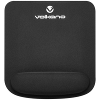 Volkano Rest Series Gel Mousepad - Black