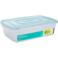 LocknLock EZ Lock rect 2.7lt blue ( Order in Qty of 6)