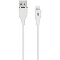 Pro Bass FlexiCord Series 2m USB to Lightning Charging Cable - White