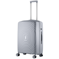 Travelwize Ripple PP 4-Wheel Spinner 65cm Luggage - Platinum
