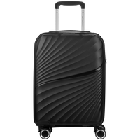 Travelwize Quartz PP 76cm 4-Wheel Spinner Luggage - Black