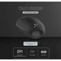 Volkano Talc Wireless Mouse - Black