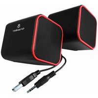 Volkano Diamond Series USB Speaker - Red