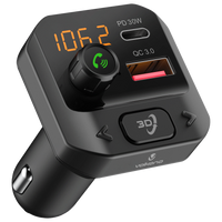 Volkano Grill Series Bluetooth Car Modulator and Charger
