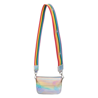 Quest Rainbow Cross Body Bag - Silver