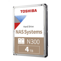 Toshiba N300 NAS Hard Drive 4TB SATA III  (512MB/7200RPM)