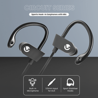Volkano Circuit Series Sports Hook-In Earphones with Mic