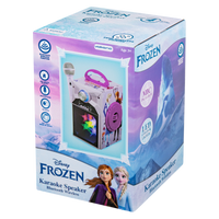 Disney Frozen Classic LED Stars Karaoke Machine with Microphone