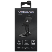 Volkano Ascend Series 360deg Rotating Phone Stand - Black