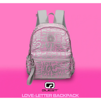 Quest Love-letter Backpack Pink