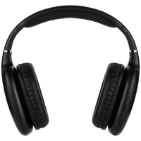 Pro Bass Retro Bluetooth Wireless Headphone with PU Case - Black