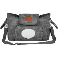 Totes Babe Wavy Series Stroller Caddy Grey
