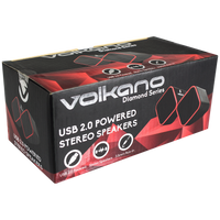 Volkano Diamond Series USB Speaker - Red