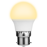Switched 5w Golfball LED Light Bulb B22 - Warm White