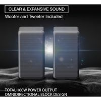 Sony SA-RS3S 100w Total Additional Wireless Rear Speakers