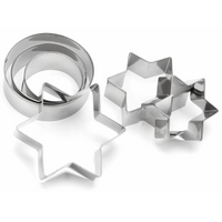 Kitchen Inspire Cookie Cutters Stars ( Order in Qty of 6)