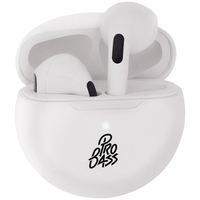Pro Bass Future Series True Wireless Earphones with Charging Case - White