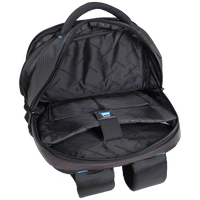 Kingsons 15.6" black laptop backpack with key chain