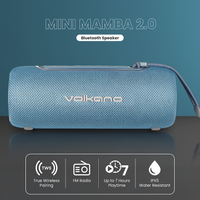 Volkano Mini Mamba 2.0 Series Bluetooth Speaker - Blue