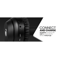 Volkano Cosmic 2 Series Bluetooth Headphones - Black