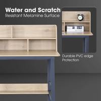 Everfurn Marcel Office Desk With Shelves