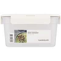 LocknLock Wave Container 1.4lt white ( Order in Qty of 8)