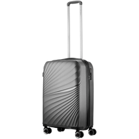 Travelwize Quartz PP 76cm 4-Wheel Spinner Luggage - Silver
