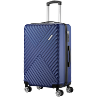 Travelwize Astra ABS 77cm 4-Wheel Spinner Luggage - Navy