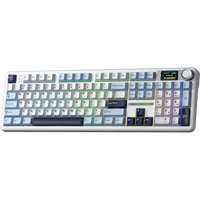 Aula Mechanical Gasket LCD Full Keyboard Multimode - Black/Grey