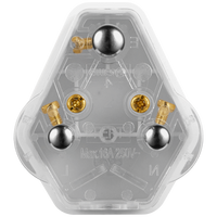 Ellies 16a Screw-on Plug Top - White