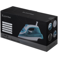 Elektra 2200w Non-Stick Steam Iron