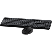 VolkanoX Garnet Bluetooth Wireless Keyboard and Mouse Combo - Black