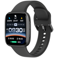 VolkanoX Solaris Series Fitness Smartwatch - Black