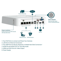 TP-Link Vigi NVR1104H-4P 4 Channel PoE Network Video Recorder