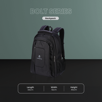 Volkano Bolt series backpack Black