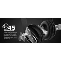 Volkano Phonic Series Bluetooth Full Size Headphones - Black