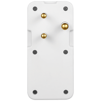 Switched 3-Way Medium Surge Adaptor - White