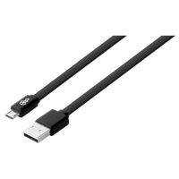 Pro Bass Energize Series Packaged Micro USB Cable - Black - 1.2m