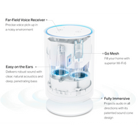 TP-Link Deco VOICEX20 (3-Pack) AX1800 Whole Home Mesh Wi-Fi 6 System with Smart Speaker