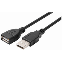 Volkano Extend Series USB Extension Cable - 2m - Black
