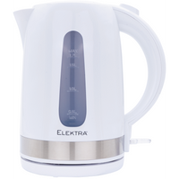 Elektra 1.7l Plastic Kettle - White
