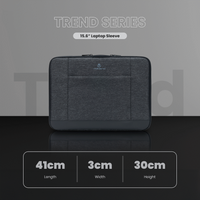 Volkano Trend Series 15.6" Laptop Sleeve - Grey