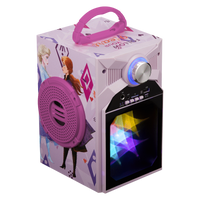 Disney Frozen Classic LED Stars Karaoke Machine with Microphone