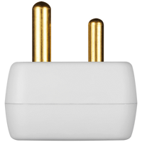 Switched 4-Way Medium Surge Adaptor with Schuko - White