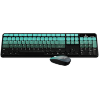 Volkano Prism Series Bluetooth Wireless Keyboard and Mouse - Teal