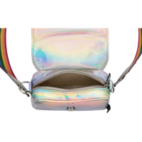 Quest Rainbow Cross Body Bag - Silver