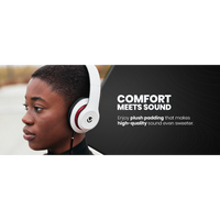 Volkano Falcon Series Headphones with Microphone - White
